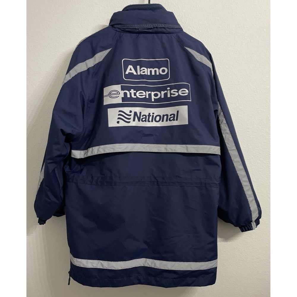 Enterprise-National-Alamo Rent A Car Employee Jacket Fleece Lining Sz Unisex Med